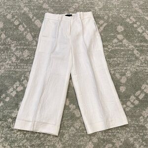 J. Crew Ivory Trousers